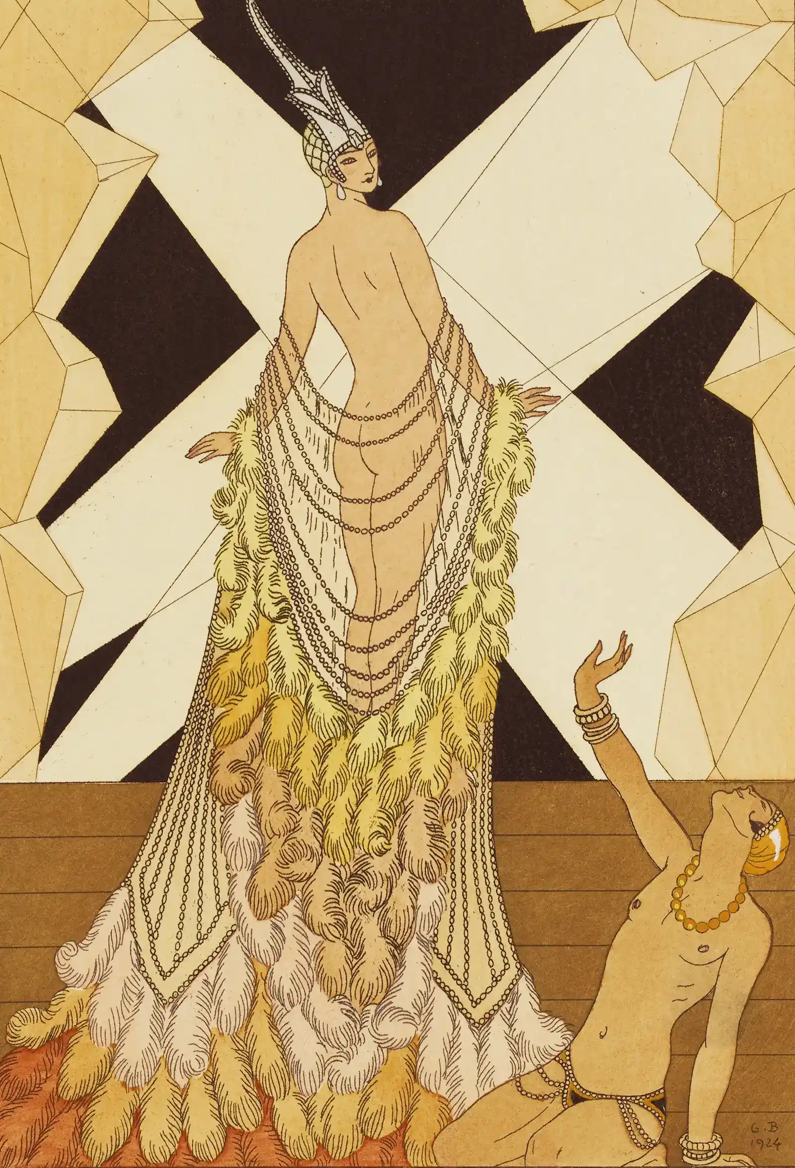  George Barbier · L'Orgueil, 1924